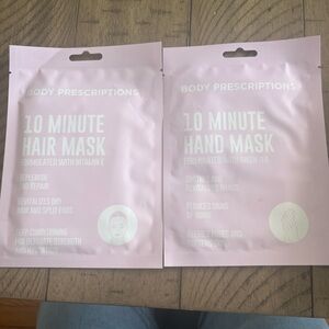 Body prescriptions hand and hair masks